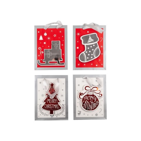 Torba prezentowa świąteczna aplikacja 3d [mm:] 235x175x 80 One Dollar (244191)