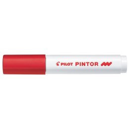 Marker specjalistyczny Pilot PINTOR, czerwony Mmm okrągła końcówka (PISW-PT-M-R)