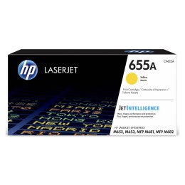 Toner HP 655A do Color LaserJet Enterprise M653/M681/M652 | 10 500 str. | Yellow