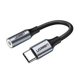 UGREEN Adapter audio AV142 USB-C do mini jack 3,5mm | czarny