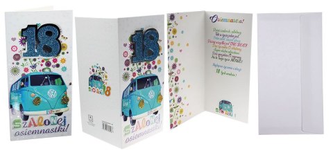 Kartka składana DL 18-stka Agamis (Dl premium)