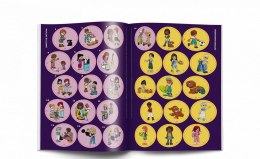 Książka dla dzieci Kolorowanka z Naklejkami NA-6150 Ameet