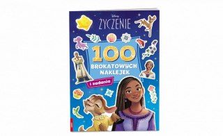 Książka dla dzieci ŻYCZENIE. 100 BROKATOWYCH NAKLEJEK Ameet (NB 9102)