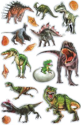 Naklejka (nalepka) Craft-Fun Series dinozaury Titanum (HFF-3)