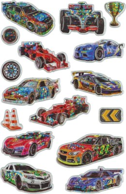 Naklejka (nalepka) Craft-Fun Series samochody wyścigowe hologram Titanum (HFF-10)