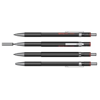 Ołówek automatyczny 300 czarny 2,0mm Rotring (1904729)