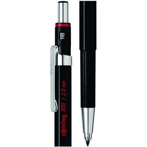 Ołówek automatyczny Rotring 300 czarny 2,0mm (1904729) Ołówek automatyczny Rotring 300 czarny 2,0mm (1904729)