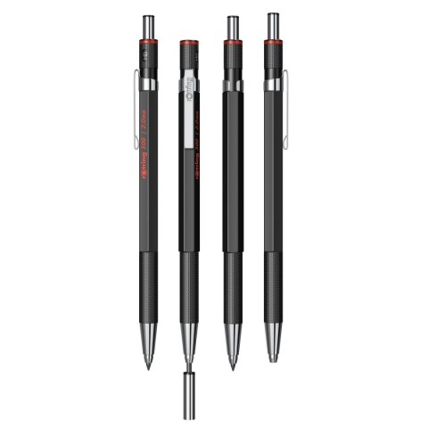 Ołówek automatyczny Rotring 300 czarny 2,0mm (1904729) Ołówek automatyczny Rotring 300 czarny 2,0mm (1904729)
