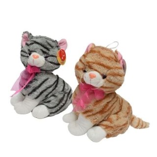 Pluszak kot pręgowany z dźwiękiem [mm:] 280 Deef (03539)