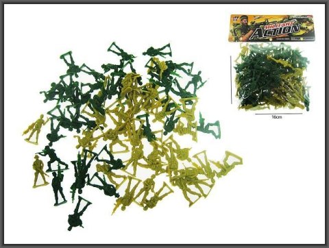 Figurka Hipo zestaw żołnierzyków 72szt. (HFZ01)