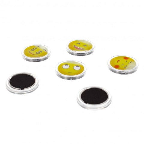 Magnes żółty Starpak (528365) 6 sztuk