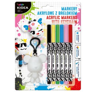 Marker specjalistyczny akrylowe wkład mix okrągła/ścięta końcówka Derform (MABBKA)