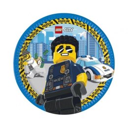 Talerz jednorazowy Godan Lego City śr. 230mm 8 szt (93456)