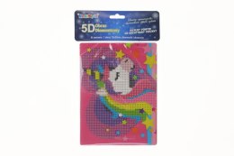 Zestaw kreatywny Norimpex Diamentowa mozaika jednorożec + sztaluga 15x20cm (NO-1007235)