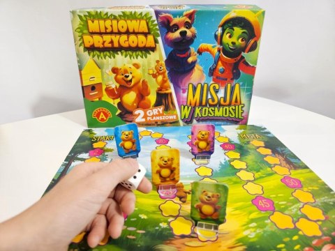 Gra planszowa Misiowa Przygoda / Misja w Kosmosie Alexander