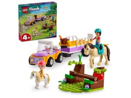 Klocki konstrukcyjne Lego Friends Przyczepka dla konia i kucyka (42634)