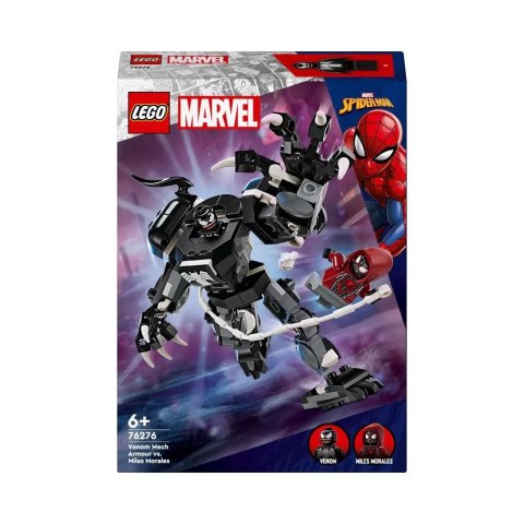 Klocki konstrukcyjne Lego Super Heroes Mechaniczna zbroja Venoma vs. Miles Morales (76276)