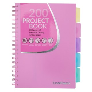 Kołozeszyt (kołonotatnik) A4 CoolPack pastel 80k. krata Patio (02879CP)