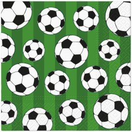 Serwetki Lunch Soccer ball mix nadruk bibuła [mm:] 330x330 Paw (SDL160012)