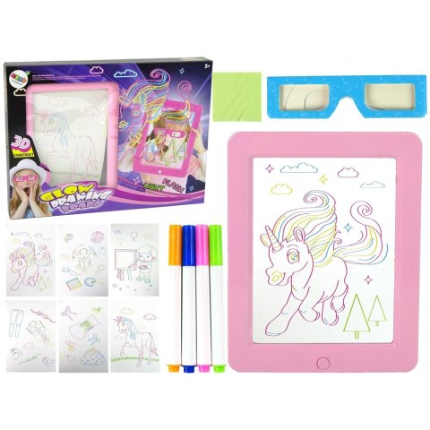 Tablica znikopis Lean Magiczna Podświetlana Tablica 3D Okulary Niebieska (9966) Tablica znikopis Lean Magiczna Podświetlana Tablica 3D Okulary Niebieska (9966)