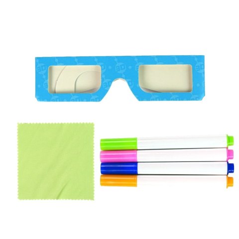 Tablica znikopis Lean Magiczna Podświetlana Tablica 3D Okulary Niebieska (9966) Tablica znikopis Lean Magiczna Podświetlana Tablica 3D Okulary Niebieska (9966)