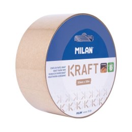 Taśma pakowa Milan papierowa Kraft 50mm brązowa 50m (34661)