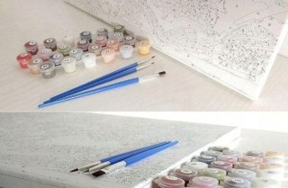 Zestaw kreatywny malowanie po numerach - koń w galopie 40x50cm Norimpex (NO-1009445)