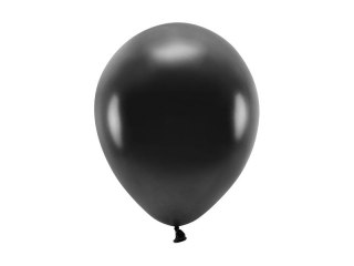 Balon gumowy Metalizowane Eco Balloons czarny 260mm Partydeco (ECO26M-010)