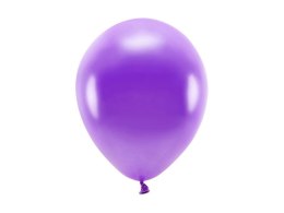 Balon gumowy Partydeco Metalizowane Eco Balloons fioletowy 260mm (ECO26M-014)