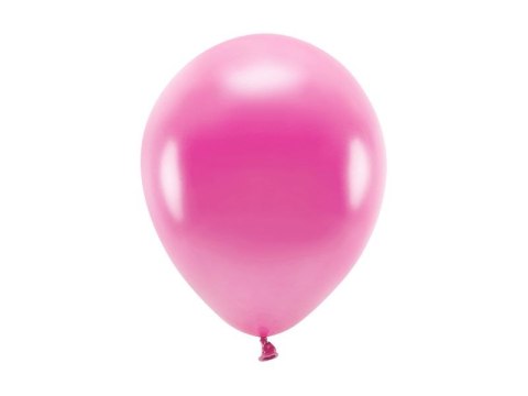 Balon gumowy Partydeco Metalizowane Eco Balloons fuksja 260mm (ECO26M-080)