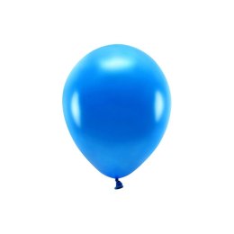 Balon gumowy Partydeco Metalizowane Eco Balloons granatowy 260mm (ECO26M-074)