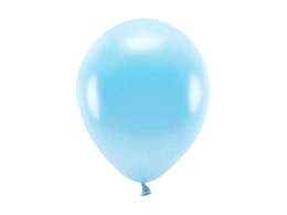 Balon gumowy Partydeco Metalizowane Eco Balloons niebieski jasny 260mm (ECO26M-001J)