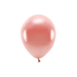 Balon gumowy Partydeco Metalizowane Eco Balloons różowy 260mm (ECO26M-019R)