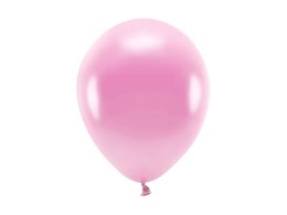 Balon gumowy Partydeco Metalizowane Eco Balloons różowy 260mm (ECO26M-081)