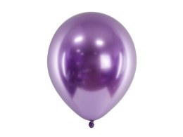 Balon gumowy Partydeco Metalizowane Glossy fioletowy 300mm (CHB1-014-50)