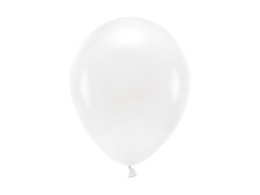 Balon gumowy Partydeco Pastel Eco Balloons biały 260mm (ECO26P-008)