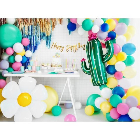 Balon gumowy Pastel Eco Balloons biały 260mm Partydeco (ECO26P-008)