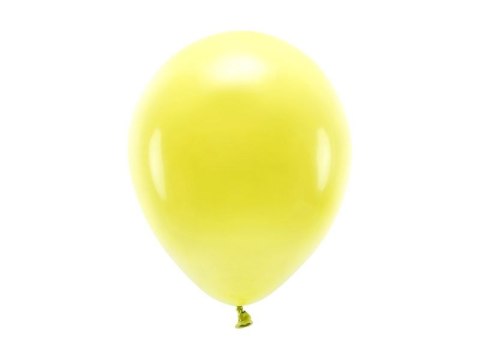 Balon gumowy Pastel Eco Balloons żółty 260mm Partydeco (ECO26P-084)