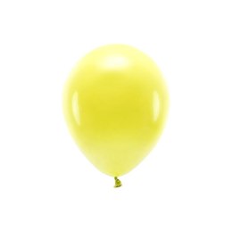 Balon gumowy Partydeco Pastel Eco Balloons żółty 260mm (ECO26P-084)