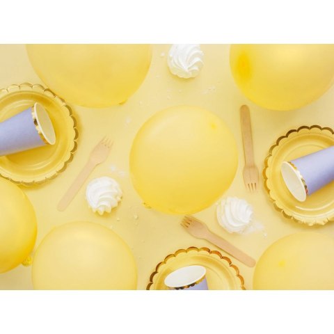 Balon gumowy Pastel Eco Balloons żółty 260mm Partydeco (ECO26P-084)