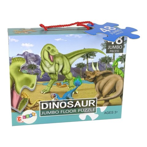 Puzzle Lean dinozaury 48 el. (14116) Puzzle Lean dinozaury 48 el. (14116)