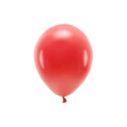 Balon gumowy Partydeco Pastel Eco Balloons czerwony 260mm (ECO26P-007)