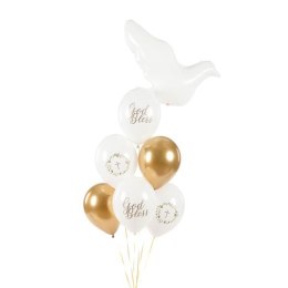 Balon gumowy Partydeco biały (SB14P-310-008)