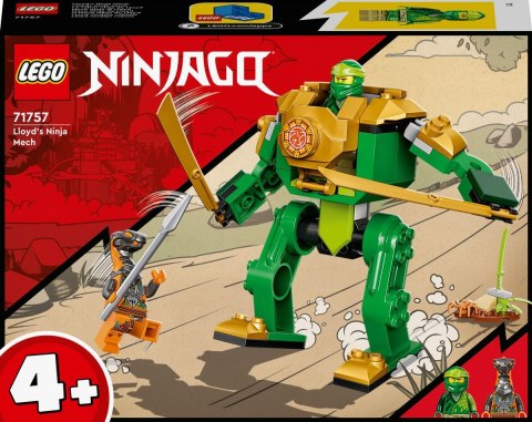 Klocki konstrukcyjne Lego Ninjago Mech Ninja Lloyda (71757)