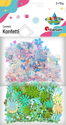 Konfetti Craft-Fun Series mix wiosenny Titanum (2324001)