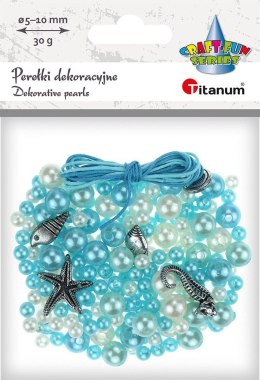 Perełki Titanum Craft-Fun Series zestaw do zrobienia biżuterii (BR230008-blue)