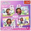 Puzzle Trefl Gabby's Dollhouse 4w1 el. (34620)