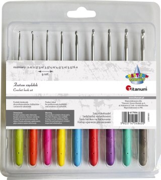 Zestaw do szydełkowania Craft-Fun Series ZESTAW SZYDEŁEK Titanum (23WBY0901)