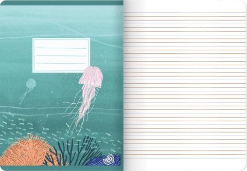 Zeszyt OCEAN A5 32k. 70g podwójna linia kolor Top 2000 (400182345)