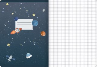 Zeszyt A5 SPACE ADVENTURE 16k. 70g krata Top 2000 (400182341)